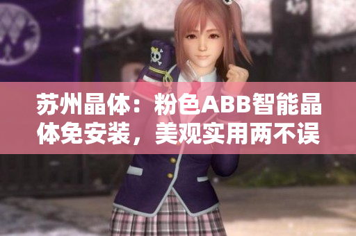 蘇州晶體：粉色ABB智能晶體免安裝，美觀實用兩不誤
